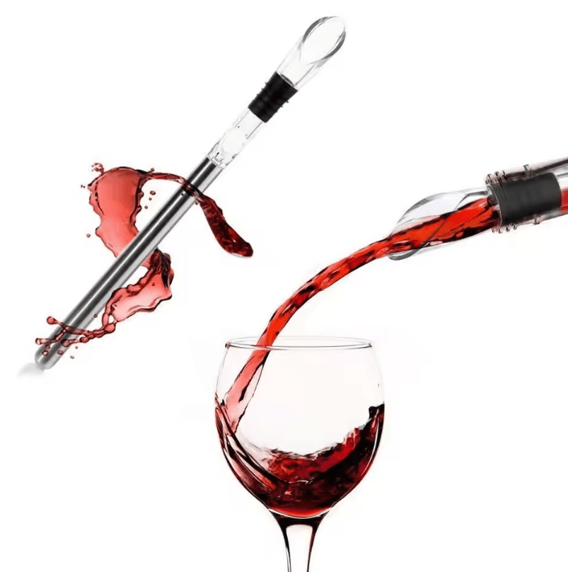 Rapid Iceless Ice Wine Chiller Stick – Stainless Steel Wine Bottle Cooler & Pourer