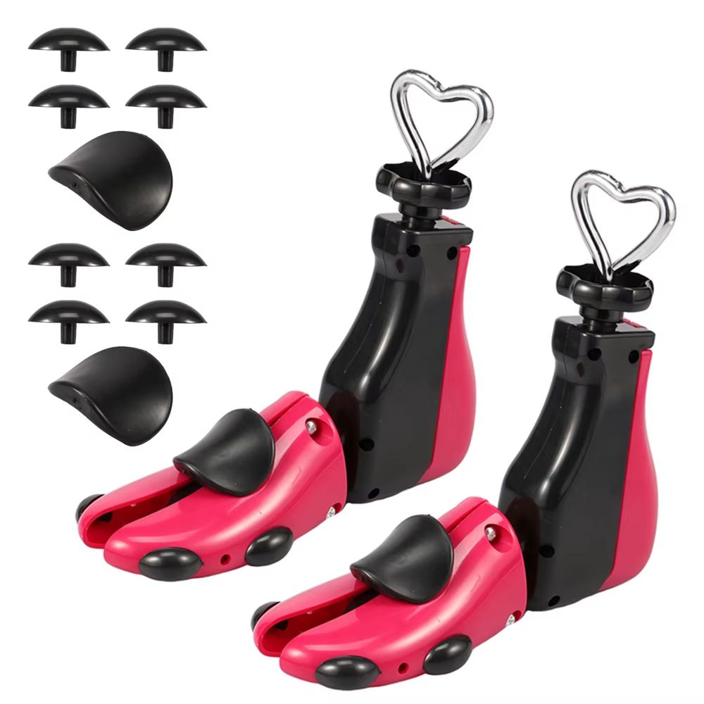 Universal Adjustable Shoe Stretcher and Boot Widener with Steel Shaft