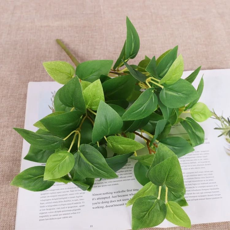 Artificial Plastic Plants Wall Grass Greenery Home Decor