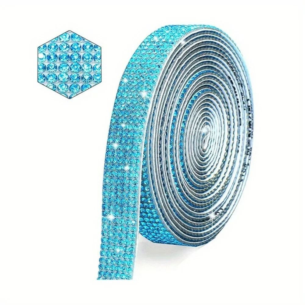 Self-Adhesive High-Fidelity Crystal Rhinestone Ribbon Trim Tape