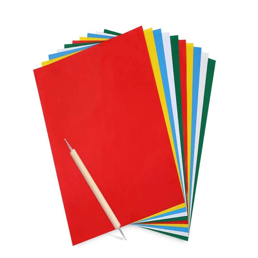 Embroidery Transfer Paper Set With Stylus Water Soluble Tracing Sheets