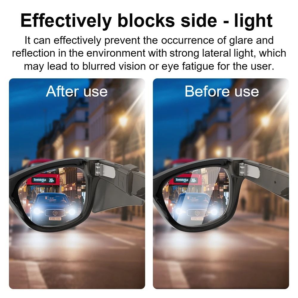 Anti Glare Light Shield for Ray Ban Meta Wayfarer RW4008 RW4006 RW4010 RW4009 Smart Glasses Accessories