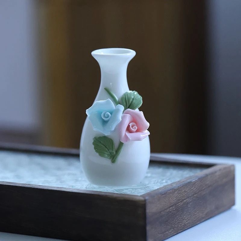 Ceramic Narrative Sculpture – High-Definition Chinese Retro Architectural Jar