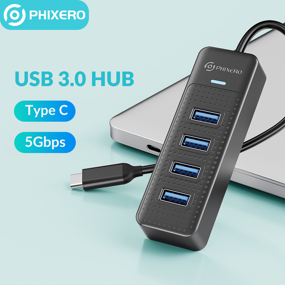 Type C Splitter 5Gbps High Speed Multiport USB Hub for PC Computer Accessories