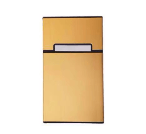 Portable Aluminum Cigarette Case – Slim Pocket Smoking Box for Women & Ladies
