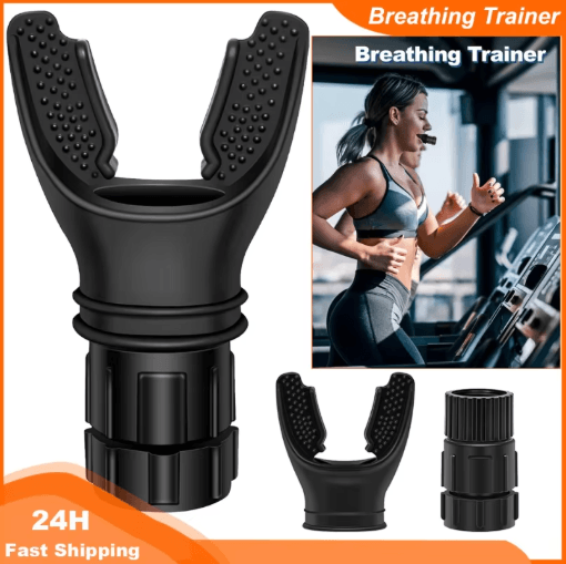 LungFlex Adjustable Breathing Trainer for Lung Capacity and Respiratory Strength