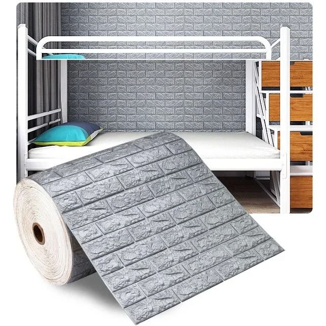 Architectural Narrative Surface – High-Definition 3D Brick Wall Sculpture