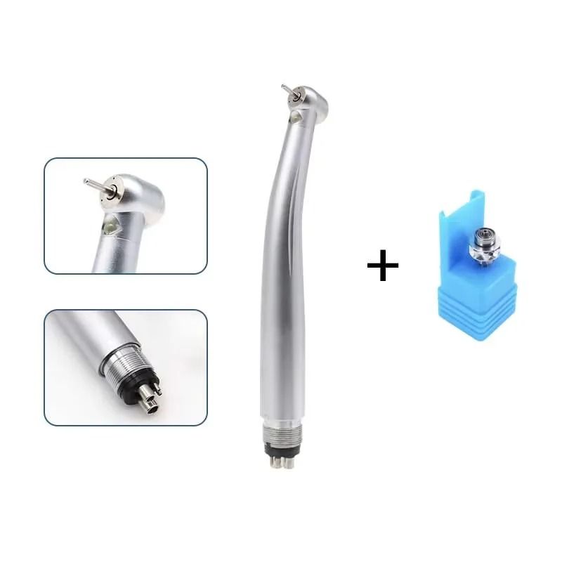 LED Dental High Speed Handpiece With Ceramic Bearing And Air Turbine Design