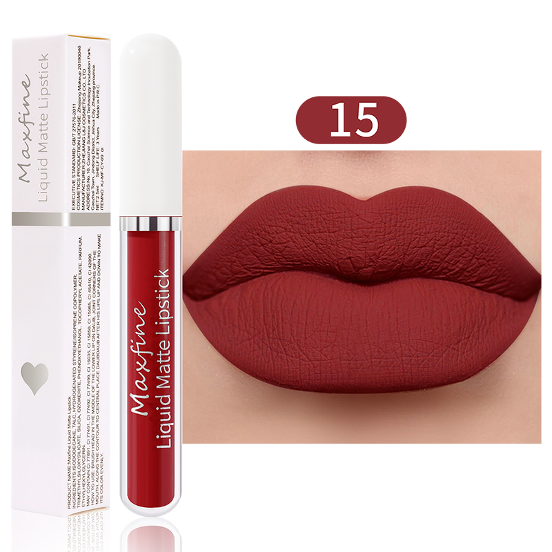 Sexy velvet lip glaze, Matte liquid lipstick, Moisturizing lipstick, Long lasting, Waterproof