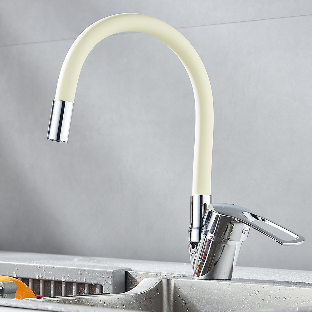 Stainless Steel Single Cold Kitchen Faucet Quick Open Sink Tap