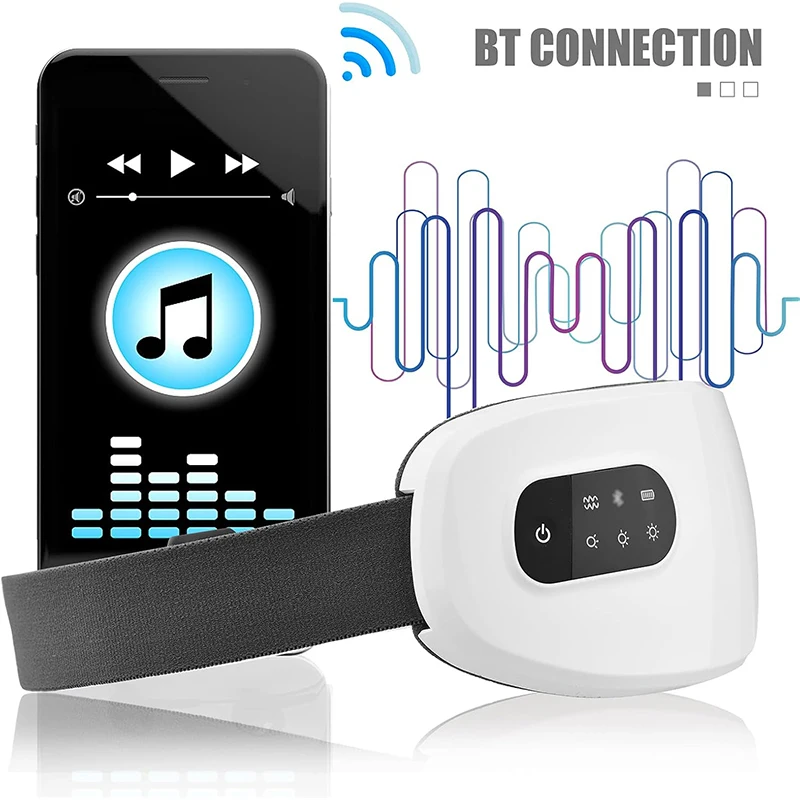 4D Smart Airbag Eye Massager, Vibration, Hot Compress, Bluetooth Eye Care Instrument Glasses