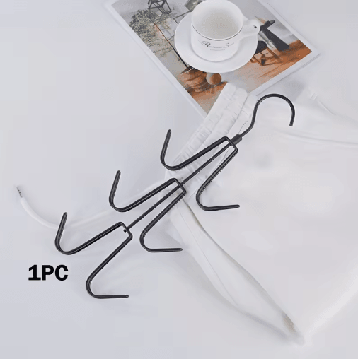 360° Rotating Metal Wallet Hanger – Multi-Functional Closet Organizer Rack