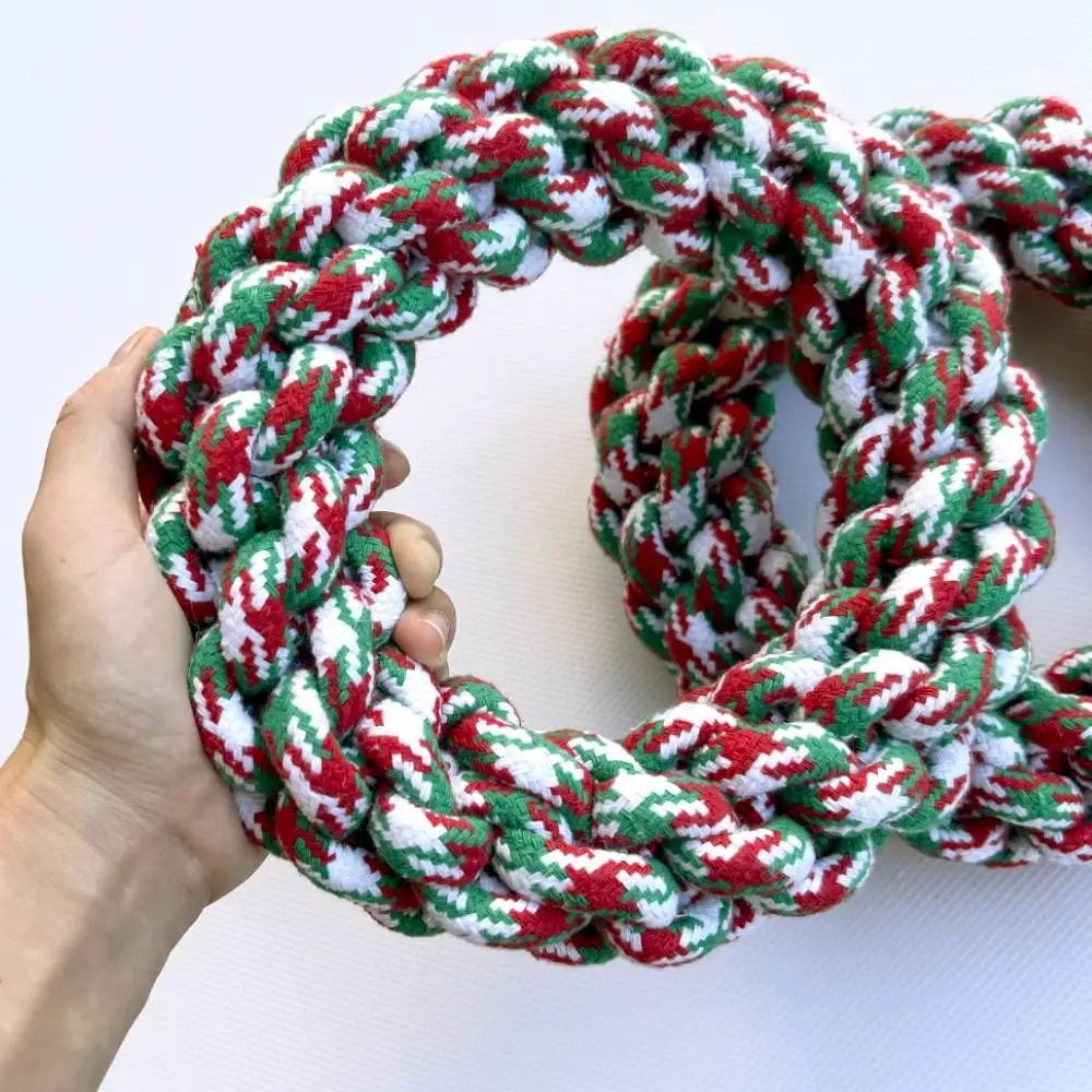 7.87inches Dog Rope Chew Toy Durable Bite Resistant Tug Toy