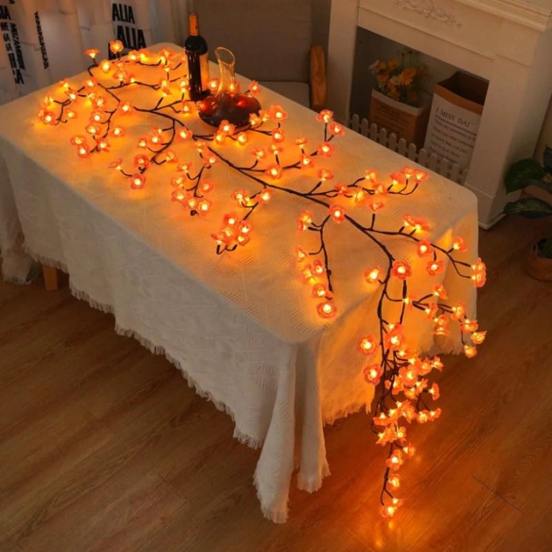 Botanical Willow Blossom Vine Lights