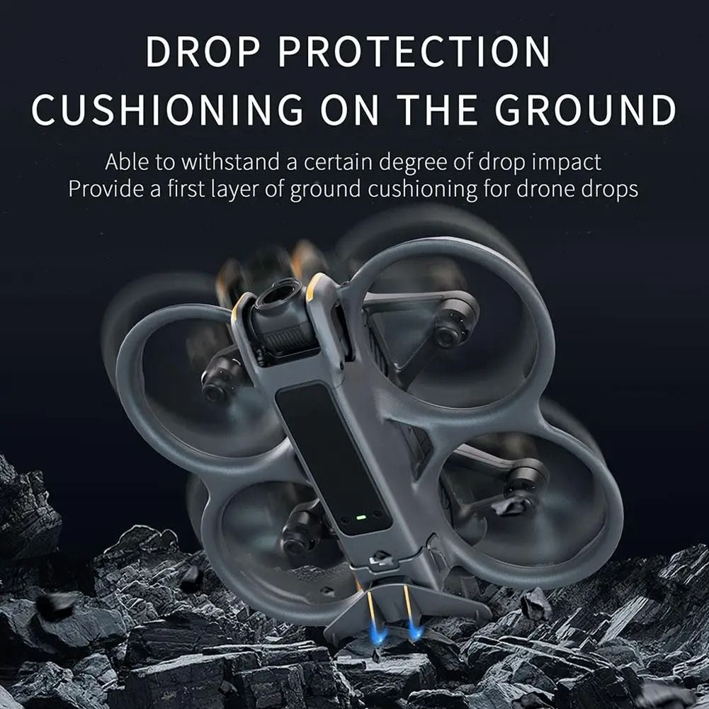 DJI Avata 2 Aerodynamic Rear Tail Wing | Dual-Function Drag Reduction & Battery Anti-Release Buckle