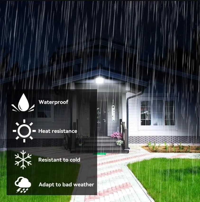 LED Outdoor Floodlight With or Without Motion Sensor Waterproof Garden Wall Light