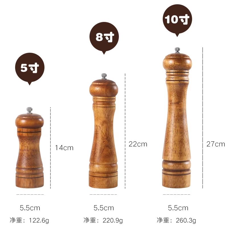 Electric Automatic Salt and Pepper Grinder with LED Light and Adjustable Coarseness