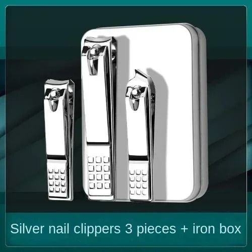 Anti-Splash Nail Clipper with Built-In Catcher