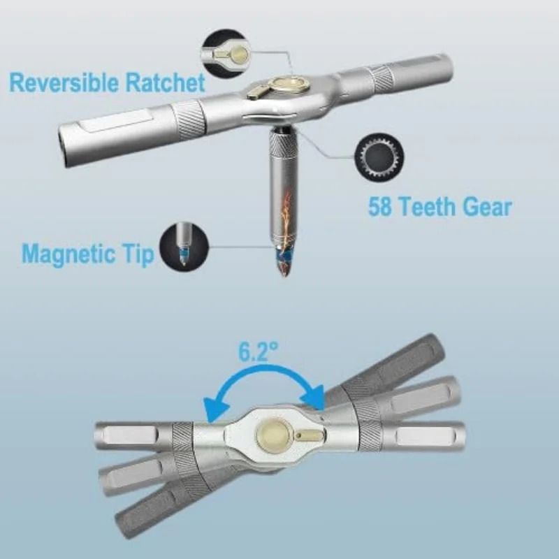 24-in-1 Precision Ratchet Screwdriver Set – Multi-Purpose Magnetic Bit Kit