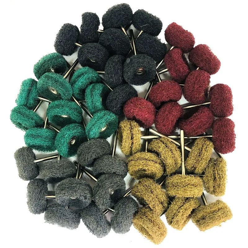Mini Drill Nylon Polishing Brush Set 10pcs Buffing Wheel Kit for Rotary Tool Accessories