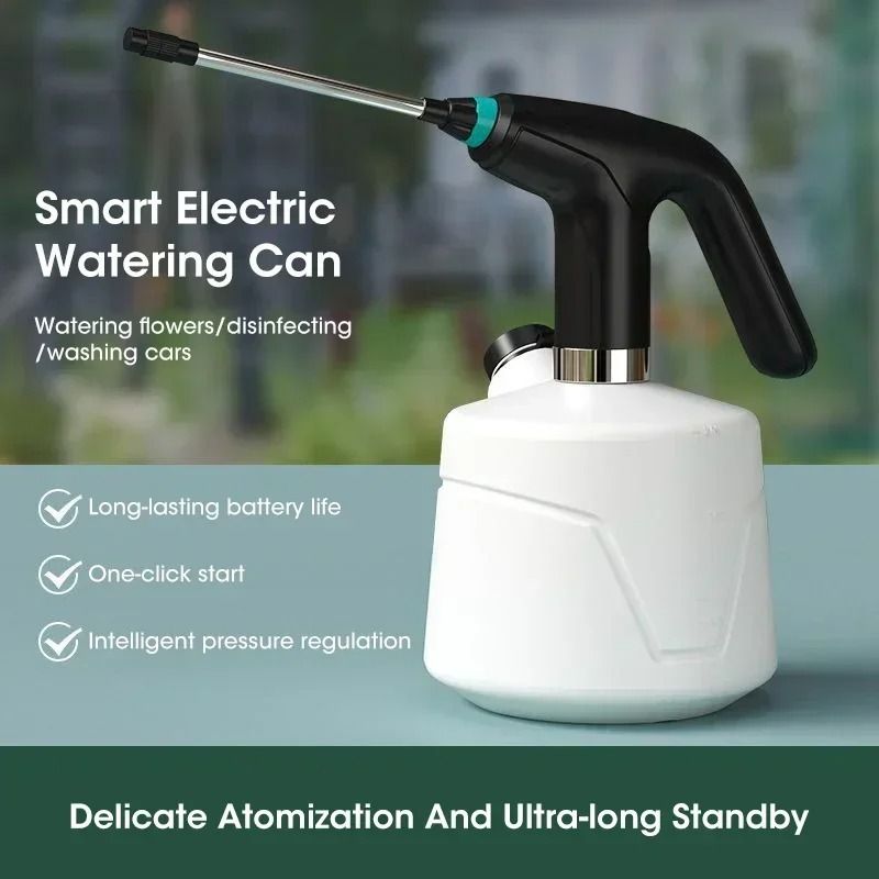 Electric Garden Sprayer with USB Rechargeable Battery Automatic Watering Can 2L Capacity