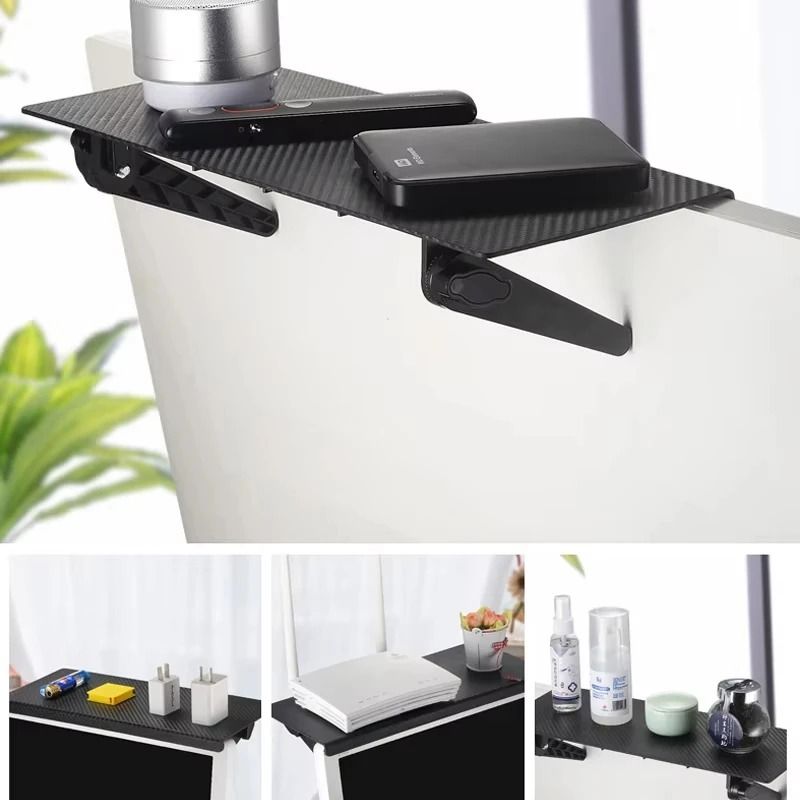 Computer TV Screen Storage Rack Wireless Router Set Top Box Rack No-Perforation Bracket
