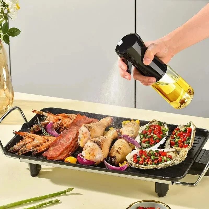 Precision Atomized Misty Oil Spray Bottle