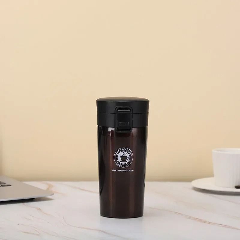 304 Stainless Steel Double Wall Vacuum Mug Leak Proof Thermal Flask