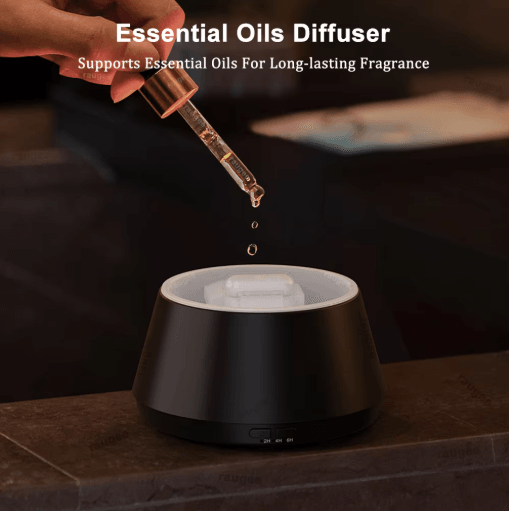 MistGlow USB Mini Air Humidifier and Aroma Essential Oil Diffuser with Night Light