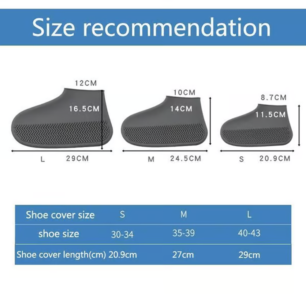 Reusable Non-Slip Shoe Covers