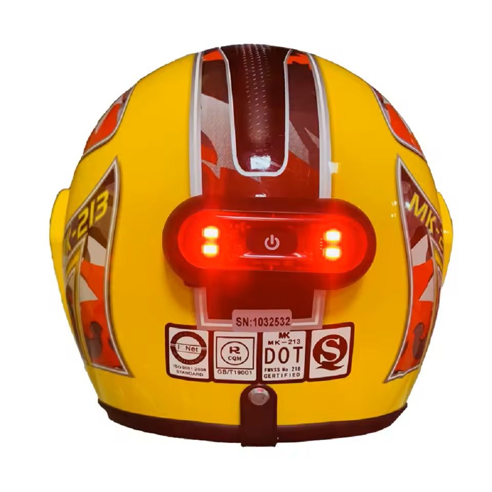 Rechargeable Helmet LED Taillight Waterproof Safety Signal Lamp
