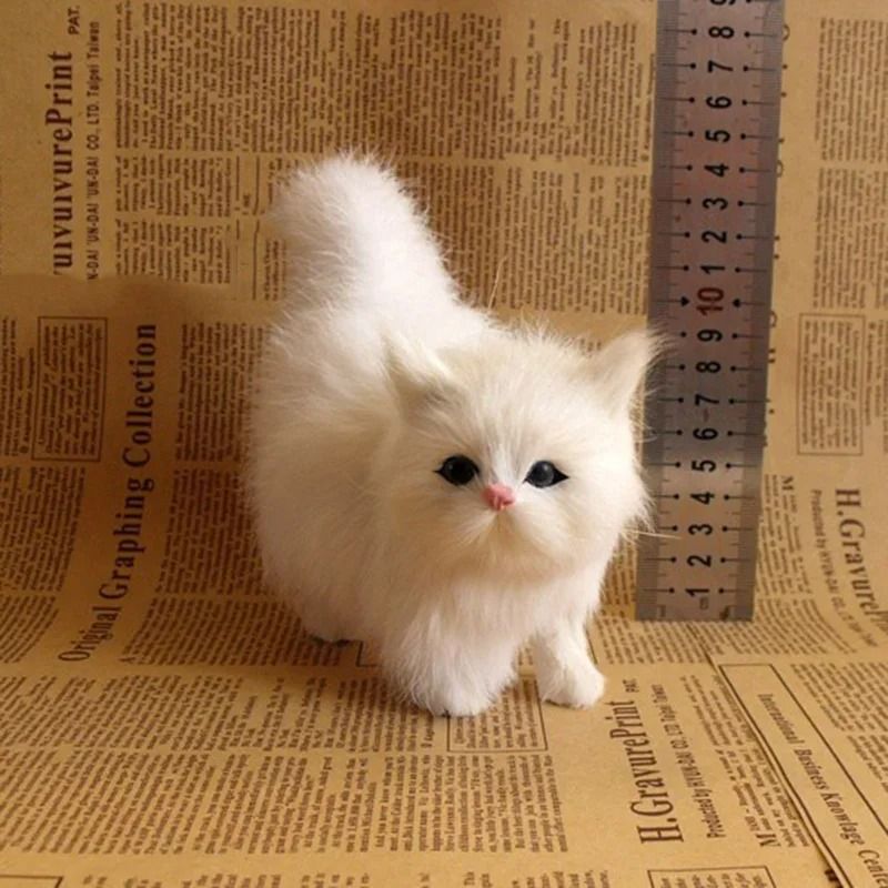 Cute Simulation Cat Plush Toy