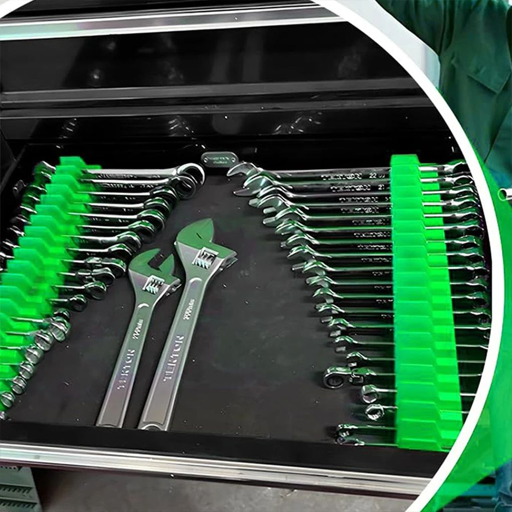 20 Slot Magnetic Wrench Organizer