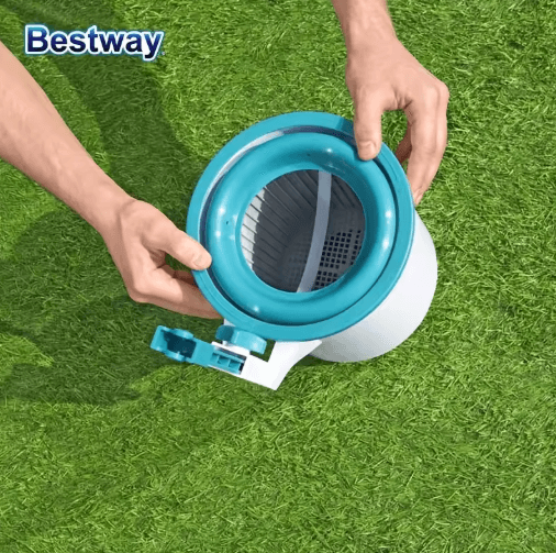 Bestway 800 GPH Pool Surface Skimmer – Above Ground Debris Cleaner with Adjustable Height
