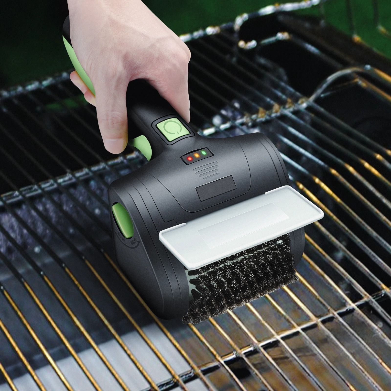 Rechargeable & Cordless Electric Grill Cleaning Scrub Brush – Durable & Portable
