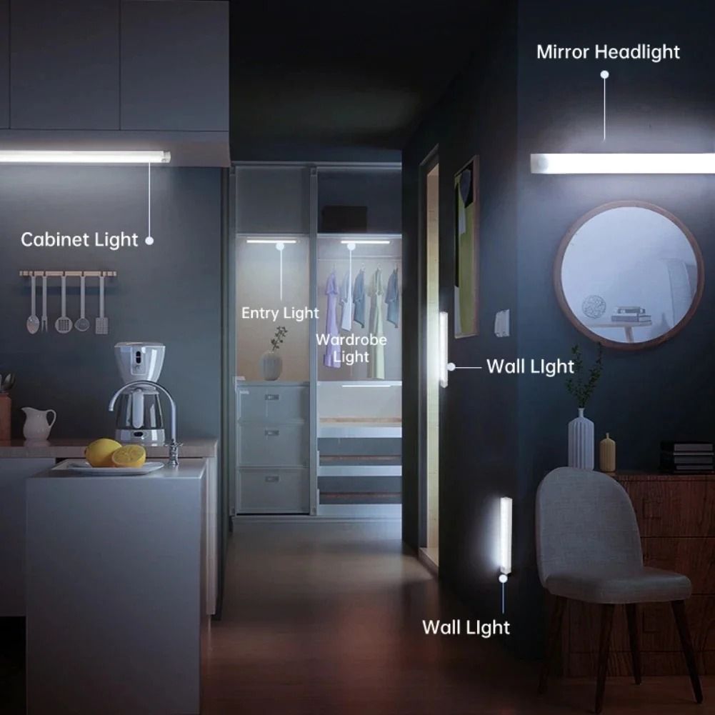 Sensor Light LED Rechargeable Wireless Home Decoration Lamp With Motion Sensor