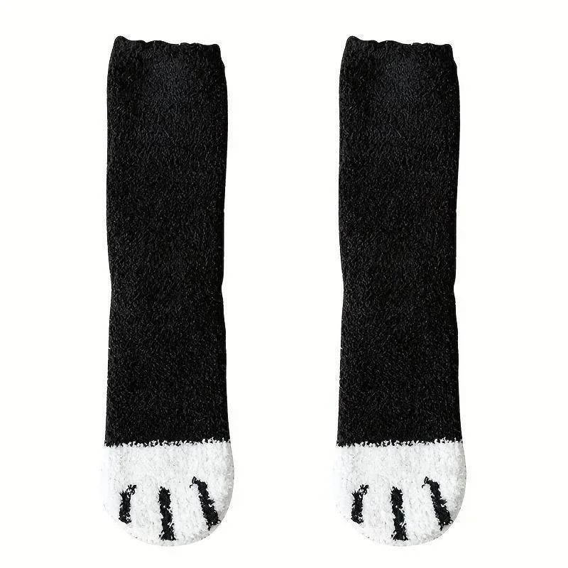 Womens Fuzzy Winter Socks Soft Cozy Microfiber House and Sleeping Socks