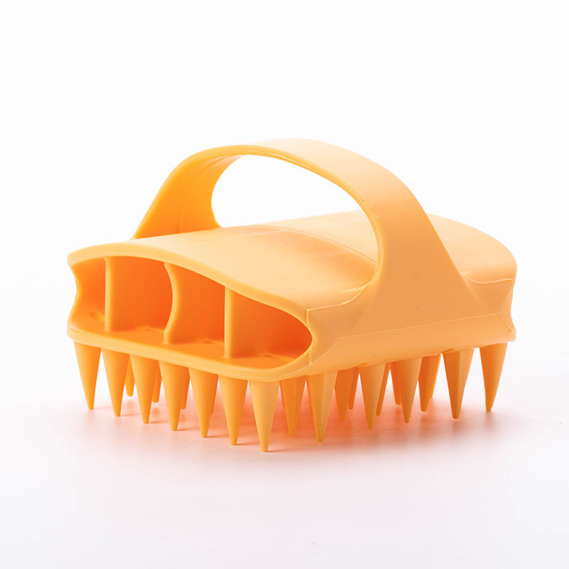 Silicone Scalp Massager Brush Deep Clean Shampoo Hair Growth Tool