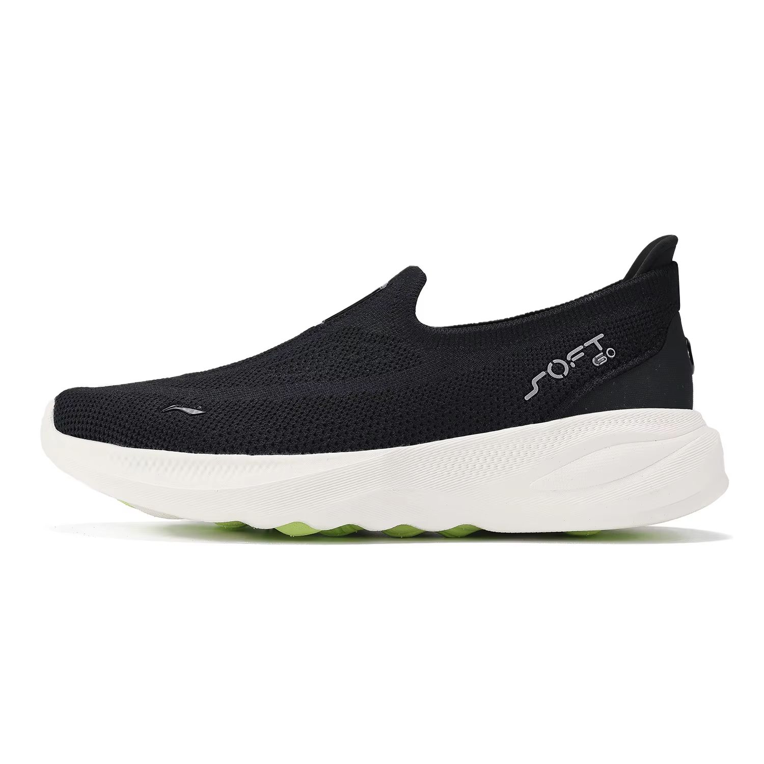 Li-Ning Soft Go 2 Knit Women Slip On Walking Shoes Breathable Lightweight Sneakers