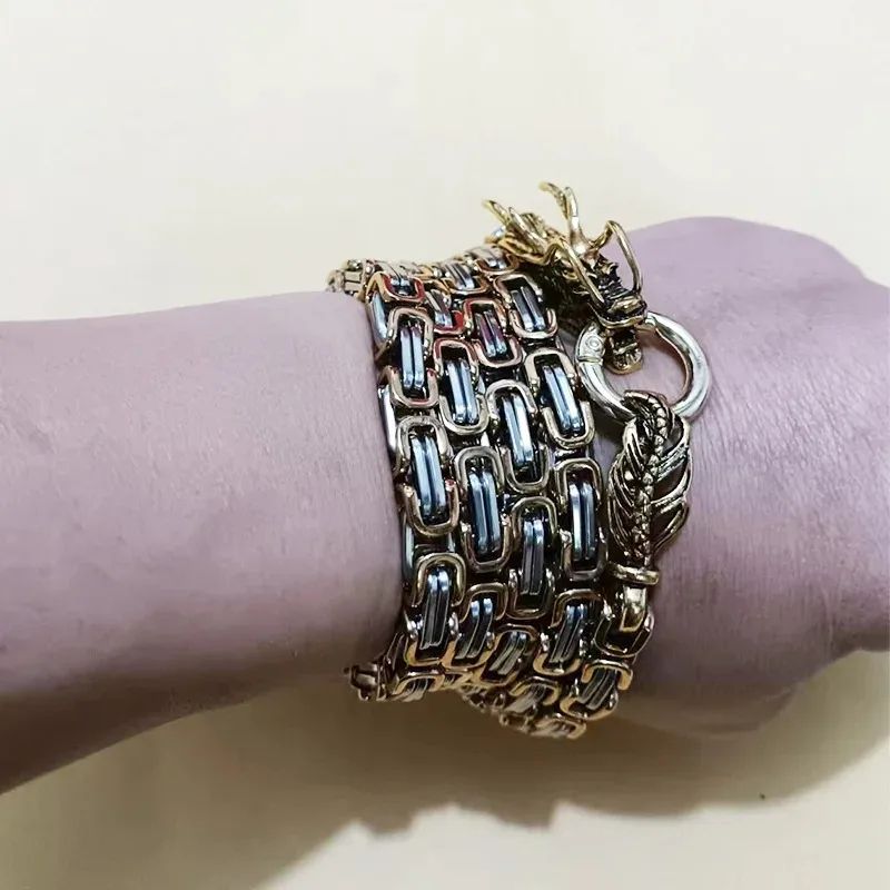 Dragon Stainless Steel Self Defense Bracelet Whip