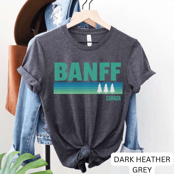 Banff National Park Shirt Comfort Colors Mountain Hiking Travel Tee
