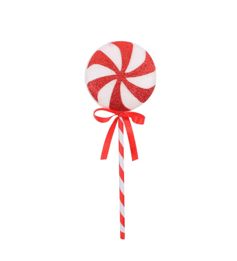Large Christmas Lollipop Ornament Candy Hanging Decoration for Holiday Displays