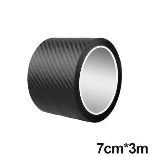 3D Carbon Fiber Car Door Sill Protector Film for Scratch & Wear Protection