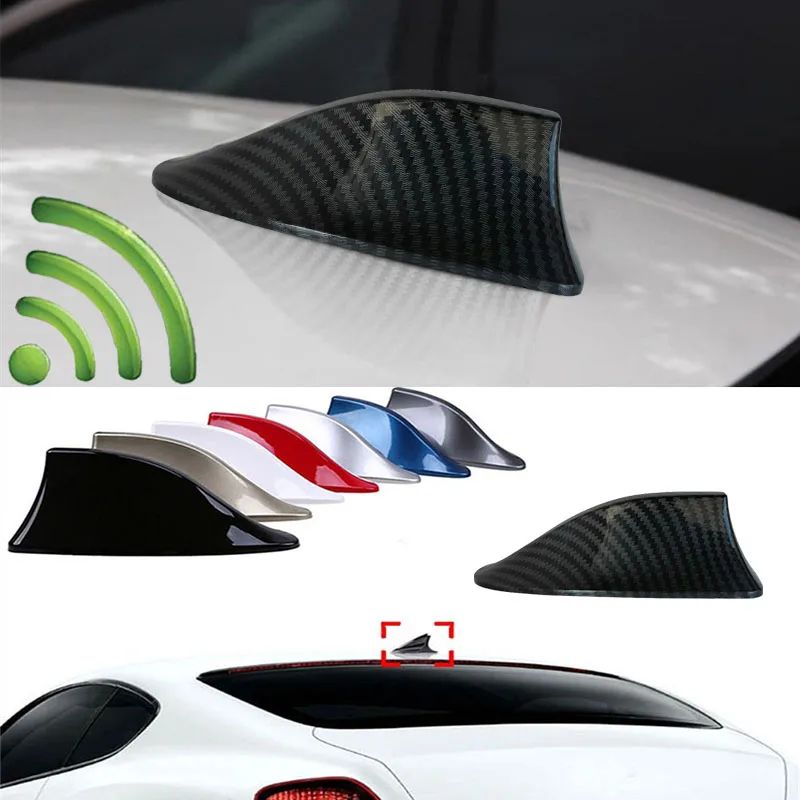 Sleek Shark Fin Antenna Cover – Universal Car Roof Radio Signal Aerial Upgrade