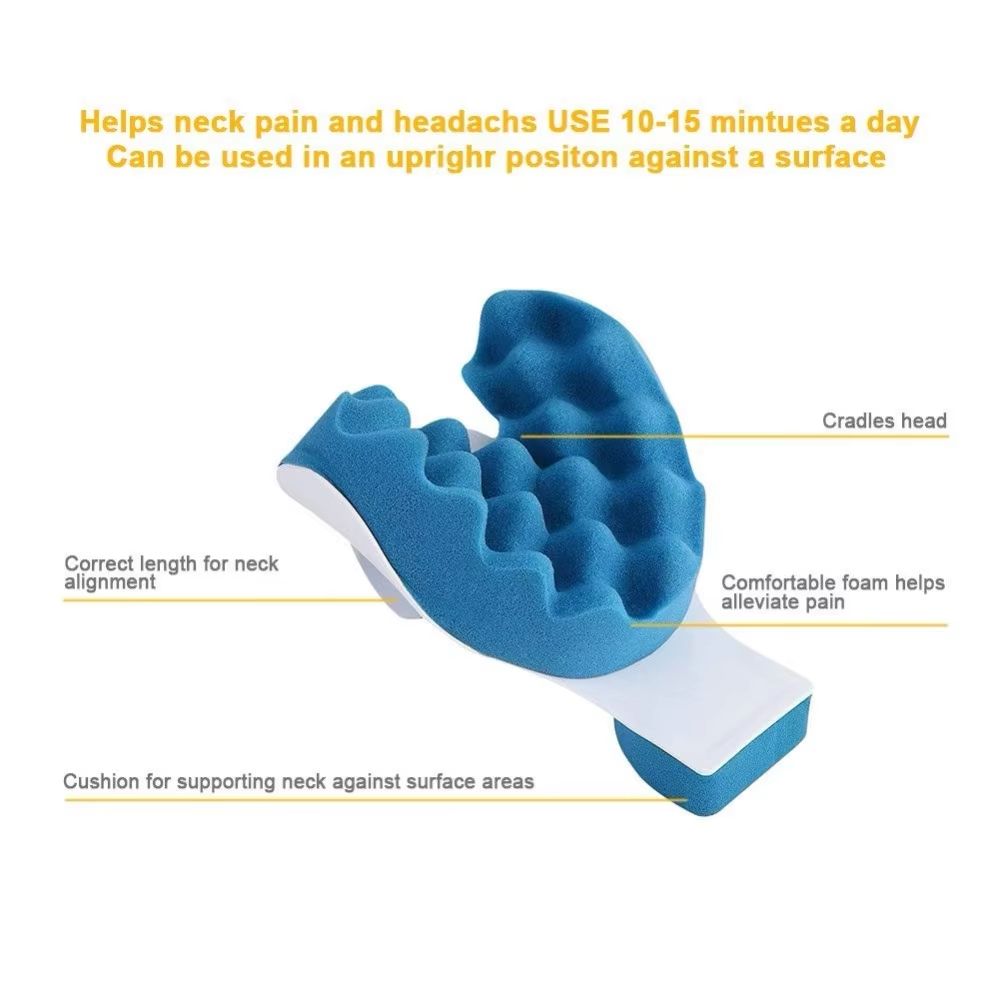 ComfortAlign Memory-Sponge Shoulder & Neck Relief Pillow – Ergonomic Support for Head, Neck & Upper Back