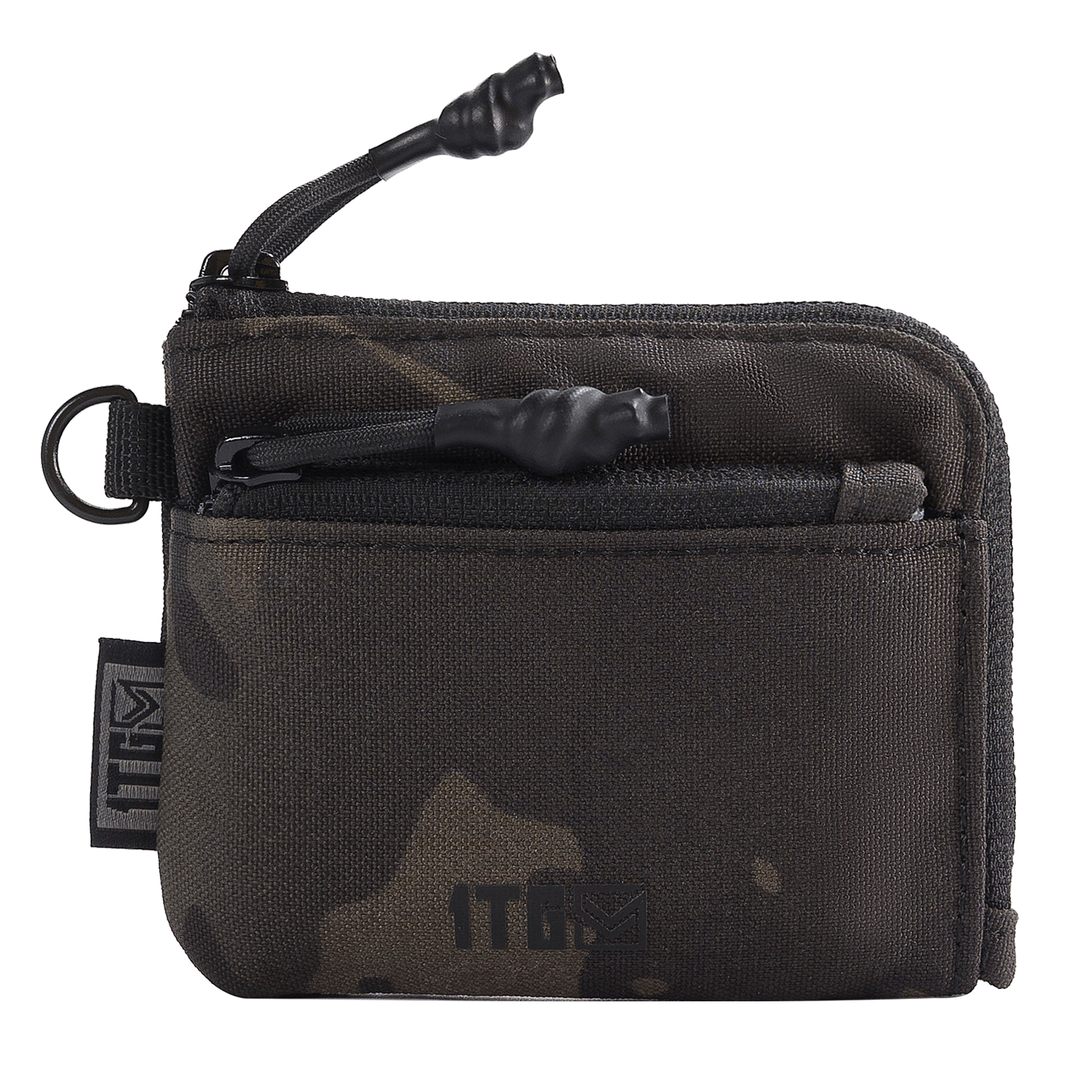 Waterproof EDC Pouch Compact Mini Wallet with Zipper Coin Storage and Keychain Carry