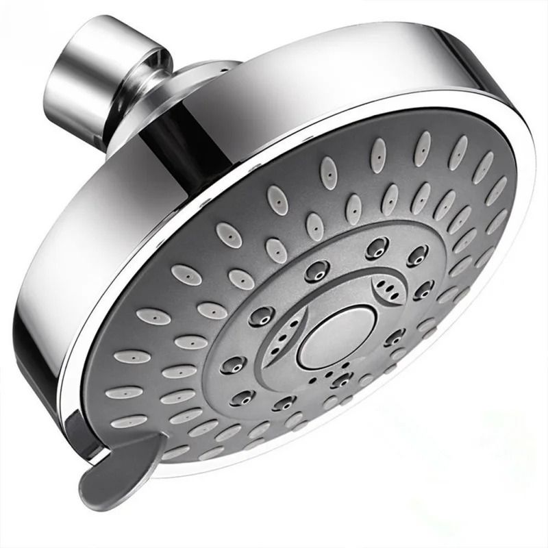 5 Mode High Pressure Fixed Shower Head 4 Inch Rain Sprayer