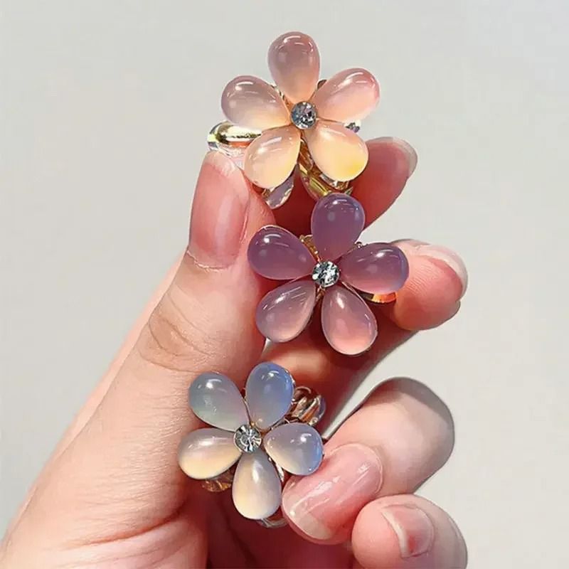 Sweet Opal Garden Mini Flower Hair Claws  10 Piece Set