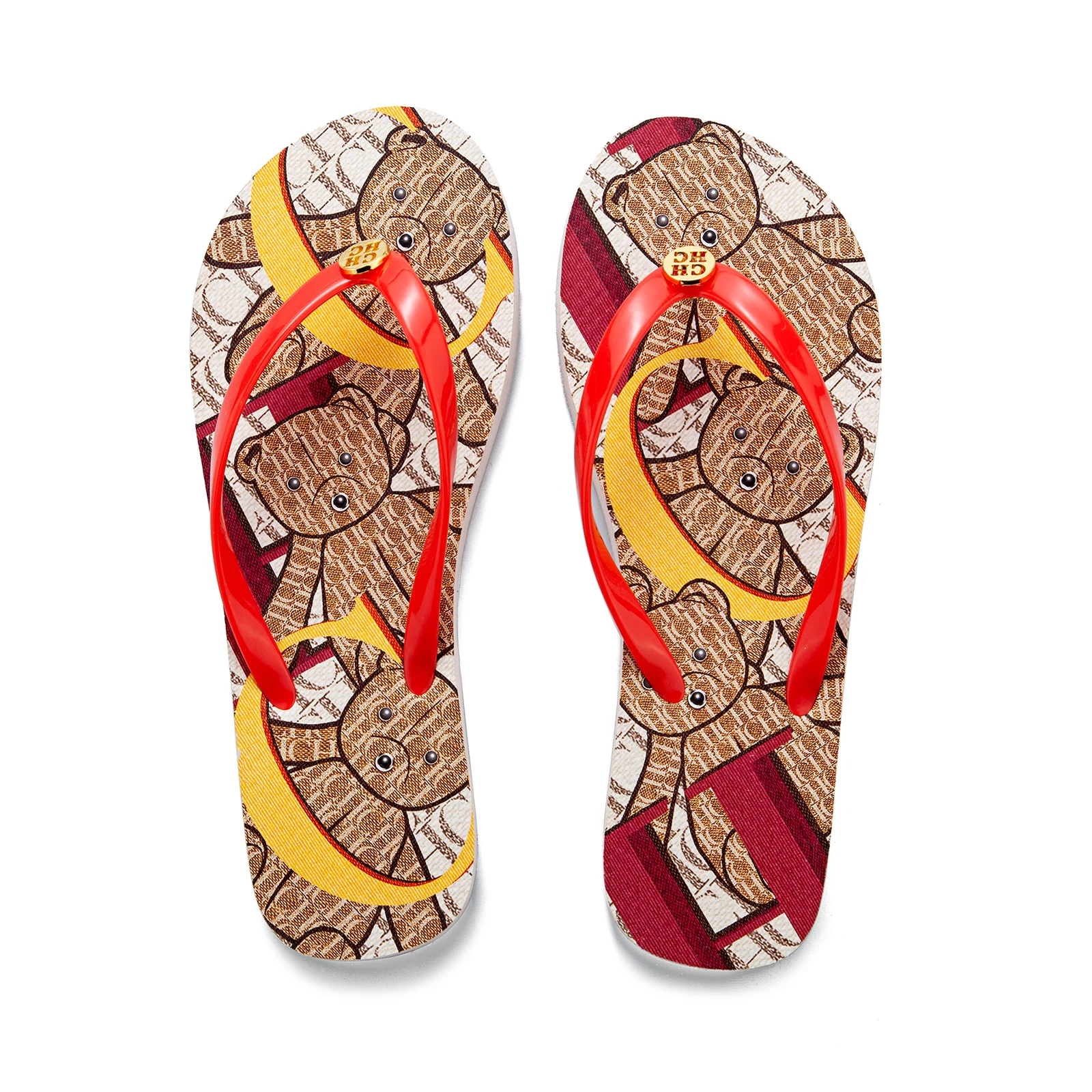 Women's High-Quality Slippers, Wearable Flip Flops, Solid Colours, Premium Feeling Design, Niche Fashion Flip Flops