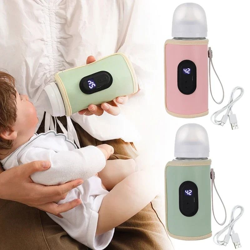 USB Portable Milk & Water Warmer – Travel Insulated Nursing Bottle Heater